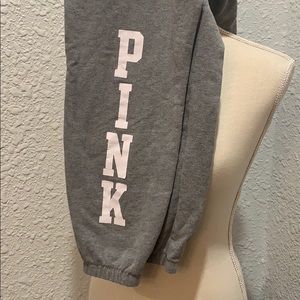 PINK Jogger Gray Size Large